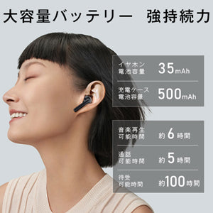 【2024新登場】ワイヤレスイヤホン Bluetooth 5.4 イヤホン タッチディスプレイ付き 液晶搭載ケース ANCノイズキャンセリング Hi-Fi音質 カナル型 左右分離型 片耳/両耳 タッチ操作 装着感快適 マイク内蔵 ハンズフリー通話（ホワイト）